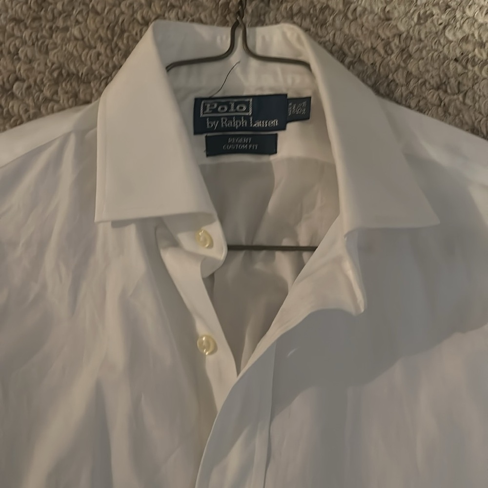 White Polo dress shirt - Picture 2 of 2